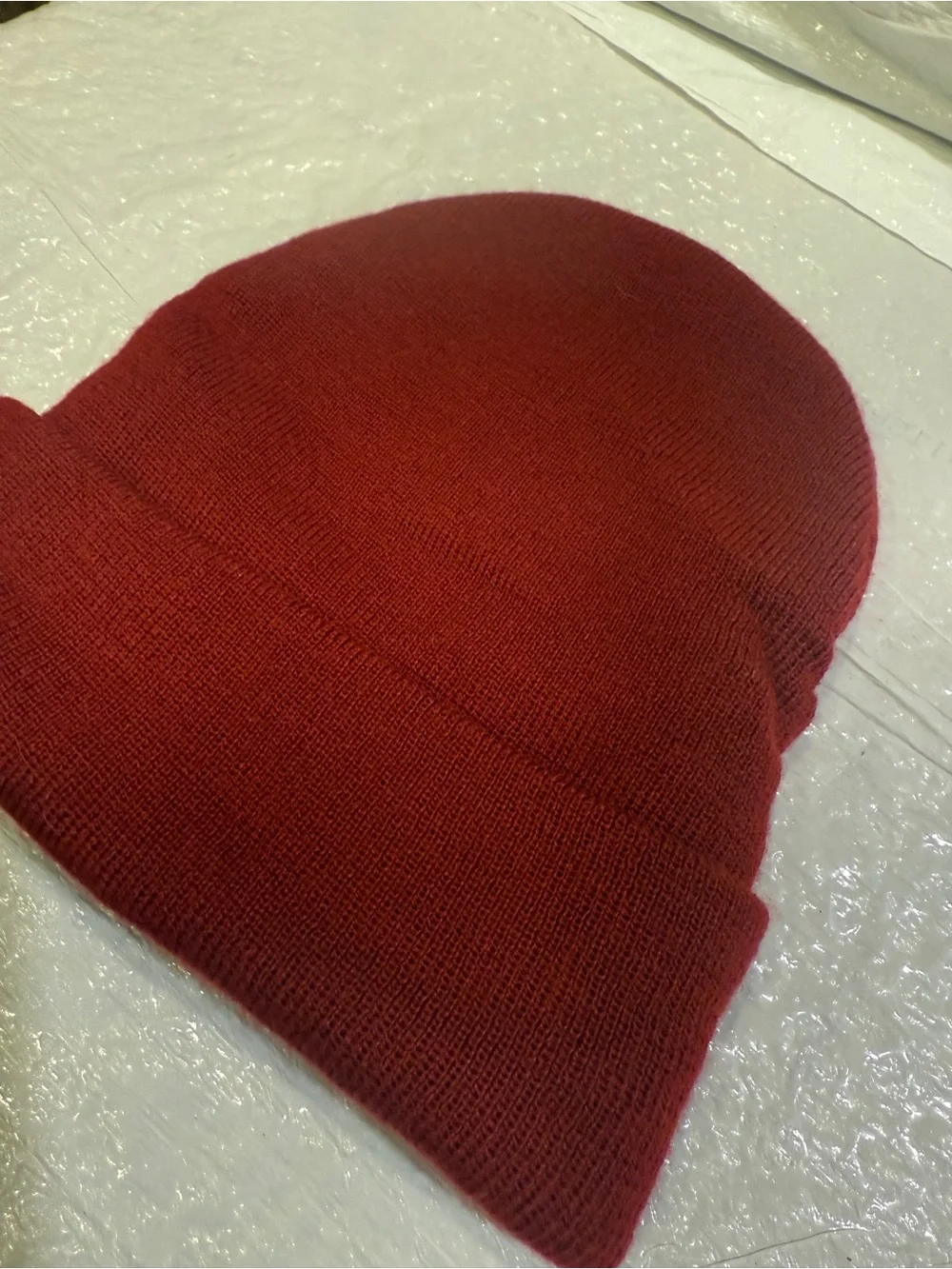 University of Oklahoma Sooners Crimson Beanie Hat Youth sz 8-20 OU